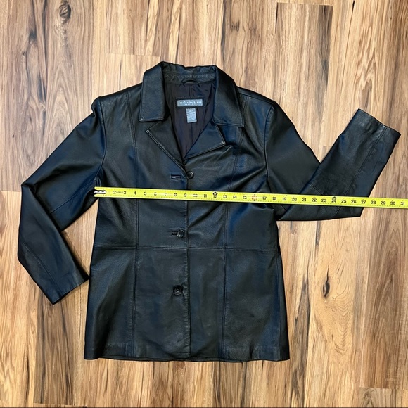 Jessica Holbrook Leather Jacket - Size M - Picture 4 of 4
